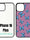 Sublimation Blank Phone Case Compatible with iPhone 11|12|13|14|15|16|17 comes with Aluminum Insert or as Flip Wallet Case