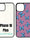 Sublimation Blanks 2D Magnetic Rubber Cases for iPhone 12 | 12 Pro | 12 pro Max 15 | 15 Plus | 15 Pro | 15 Pro Max