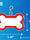 Double-Sided Pet Tag Sublimation Blanks – Available in Blue, Pink, Red, Black