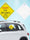 Sublimation Blanks Aluminum sheet Car warning sticker Sublimation