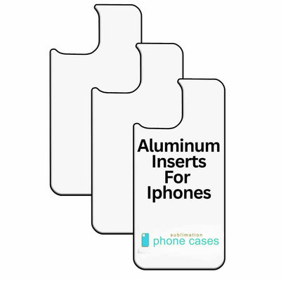 SPC White Aluminum Inserts for iPhone Sublimation Cases