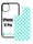 Sublimation Blank Phone Case Compatible with iPhone 11/12/13/14/15/16 with Tempered Glass Insert Wireless Charging Compatible