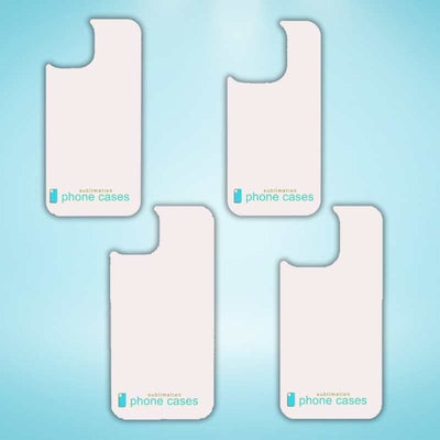 SPC White Plastic Film Spare Inserts for Sublimation Magnetic Cases – Compatible with iPhone