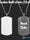 Sublimation blank dog tag necklaces