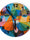 Sublimation blank wall clock MDF