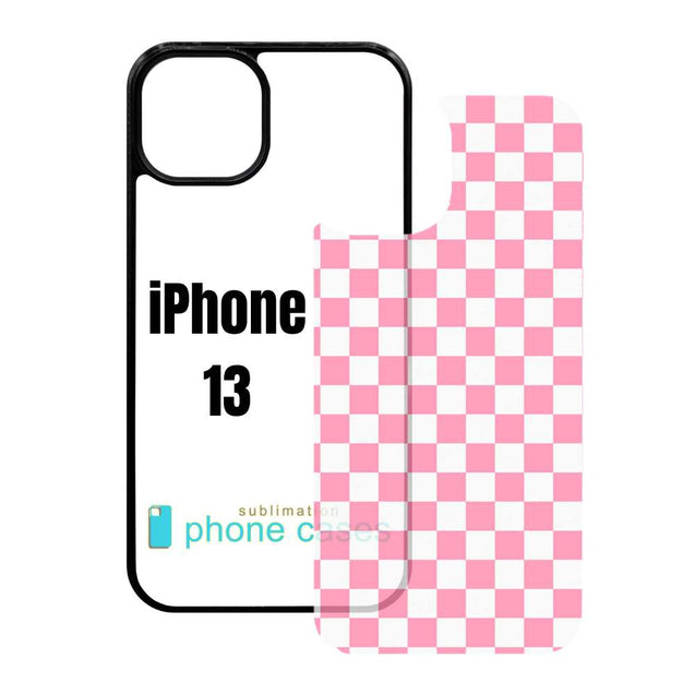 Sublimation Blank Phone Case Compatible with iPhone 11/12/13/14/15/16 with Tempered Glass Insert Wireless Charging Compatible