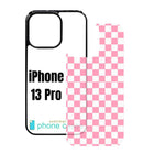 Sublimation Blank Phone Case Compatible with iPhone 11/12/13/14/15/16 with Tempered Glass Insert Wireless Charging Compatible