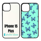 Sublimation Blanks 2D Magnetic Rubber Cases for iPhone 12 | 12 Pro | 12 pro Max 15 | 15 Plus | 15 Pro | 15 Pro Max