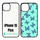 Sublimation Blank Phone Case Compatible with iPhone 11|12|13|14|15|16 comes with Aluminum Insert or as Flip Wallet Case