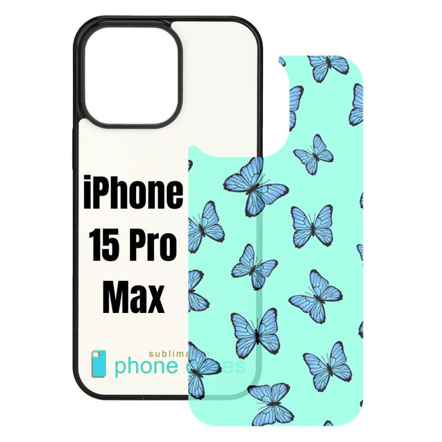 Sublimation Blank Phone Case Compatible with iPhone 11/12/13/14/15/16 with Tempered Glass Insert Wireless Charging Compatible