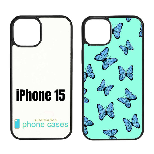 Sublimation Blank Phone Case Compatible with iPhone 11|12|13|14|15|16 comes with Aluminum Insert or as Flip Wallet Case