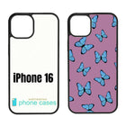 Sublimation Blank Phone Case Compatible with iPhone 11|12|13|14|15|16 comes with Aluminum Insert or as Flip Wallet Case