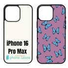 Sublimation Blank Phone Case Compatible with iPhone 11|12|13|14|15|16 comes with Aluminum Insert or as Flip Wallet Case