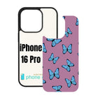 Sublimation Blank Phone Case Compatible with iPhone 11/12/13/14/15/16 with Tempered Glass Insert Wireless Charging Compatible