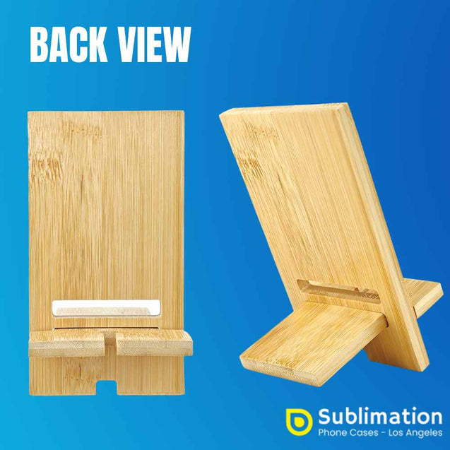 Bamboo Mobile Phone Stand Sublimation Blanks – Fits iPhone & Android Los Angeles