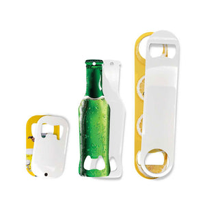 Sublimation Bottle Opener Blank Stainless Steel White 2 Sided  - 30% Off Storewide!