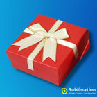 Colorful Gift Box-9x9cm - 5 Color Options Red