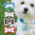 Double-Sided Pet Tag Sublimation Blanks – Available in Blue, Pink, Red, Black Sublimation