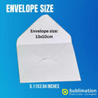 Greeting Card 13x19cm & Envelope 13x10cm - Set DIY