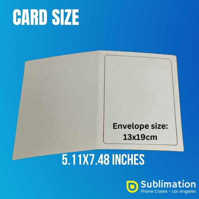 Greeting Card 13x19cm & Envelope 13x10cm - Set SPC