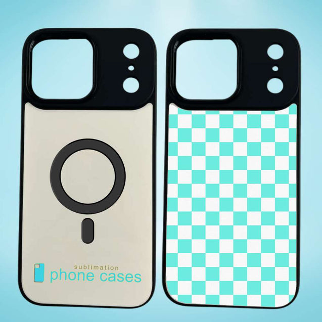 Sublimation Blanks 2D Magnetic Rubber Cases for iPhone 12 | 13| 14 | 15 | 16 | 17 Series