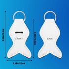 Sublimation Blanks Neoprene Lip Balm Holder Keychain – DIY Printable Accessory for Gifts & Promotions