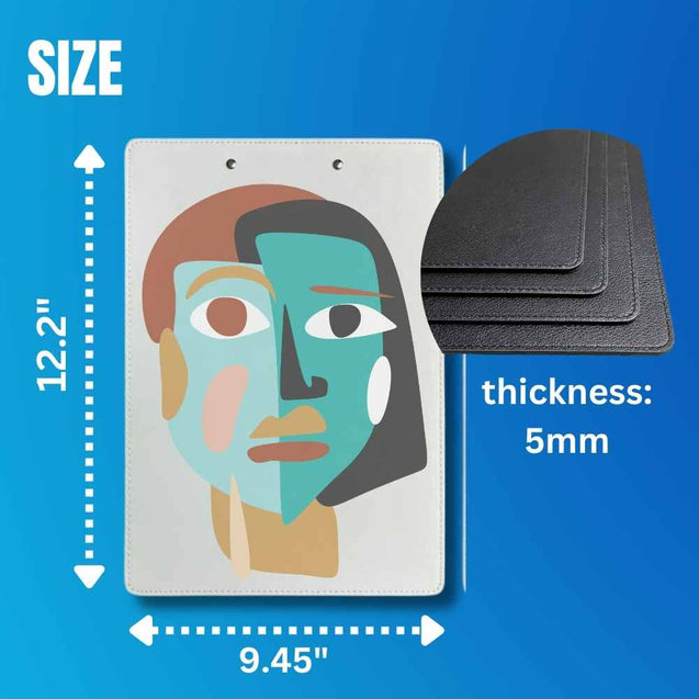 PU Large A4 Folder Sublimation Blanks – Double-Sided, White