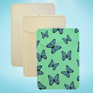 Sublimation PU Leather White Card Holder