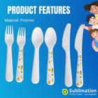 Polymer Kid's Knife Spoon Fork