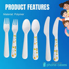 Polymer Kid's Knife Spoon Fork