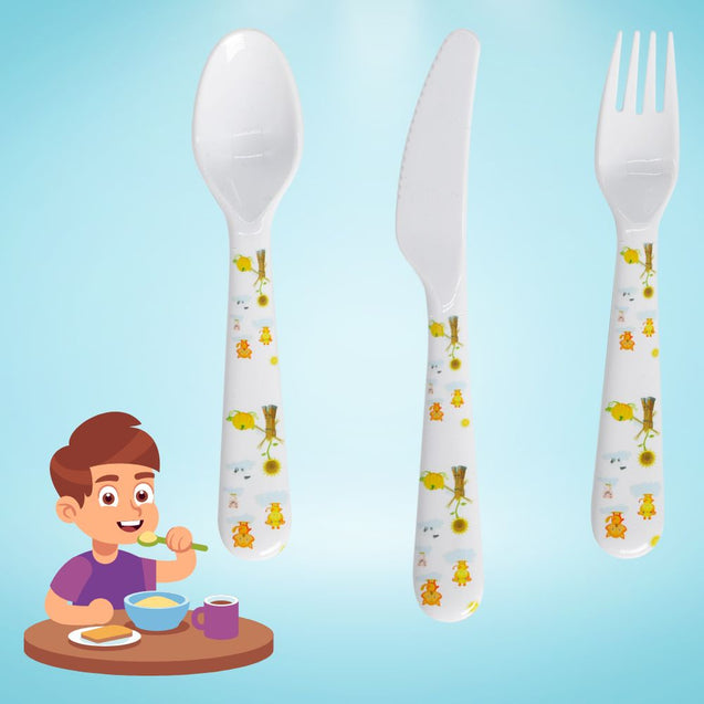 Polymer Kid's Knife Spoon Fork