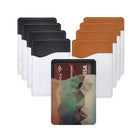 Sublimation Black PU Leather Card Holder with one Slot