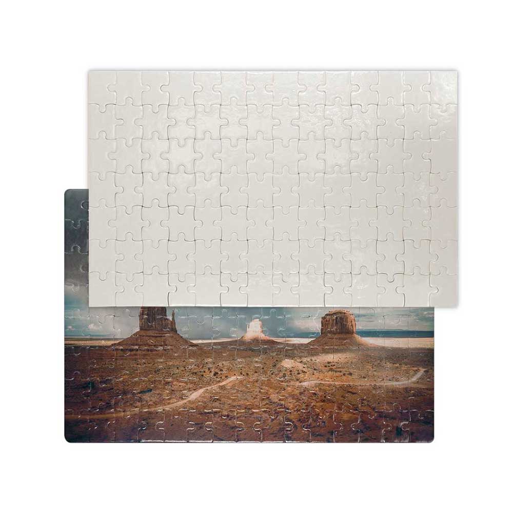 Blank Sublimation Jigsaw Puzzle White Glossy 98 Pieces, 8