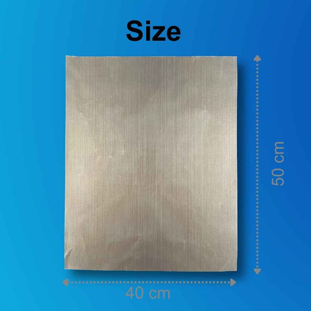 Heat-Resistant Sublimation White/Brown Teflon Sheets – Non-Stick PTFE Transfer Sheet 40cm x 50cm