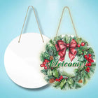 Sublimation Blanks Aluminum Door Signs 10  25 CM - Comes with Rope Sublimation