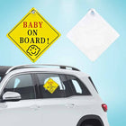 Sublimation Blanks Aluminum sheet Car warning sticker Sublimation