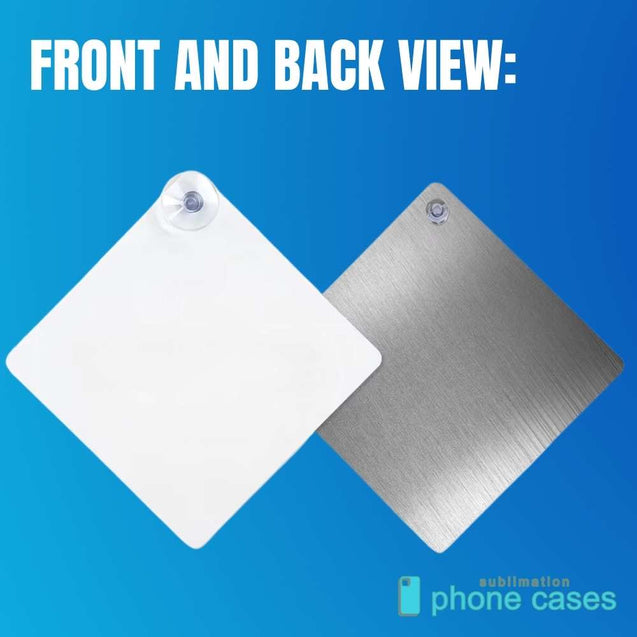 Sublimation-Ready Blanks Aluminum Sheets for Car Warning Stickers