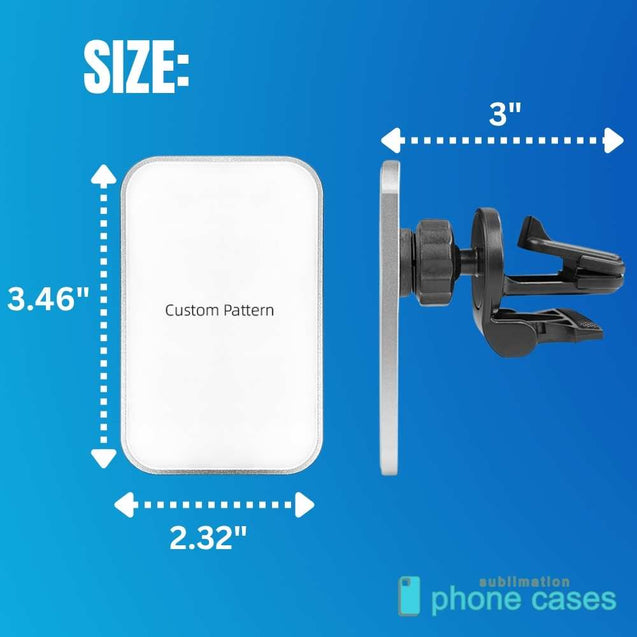 Magnetic Wireless Car Charger Sublimation Blanks