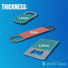 PU Bottle Opener Sublimation Blanks – Perfect for Custom Projects, Square/Long/Round