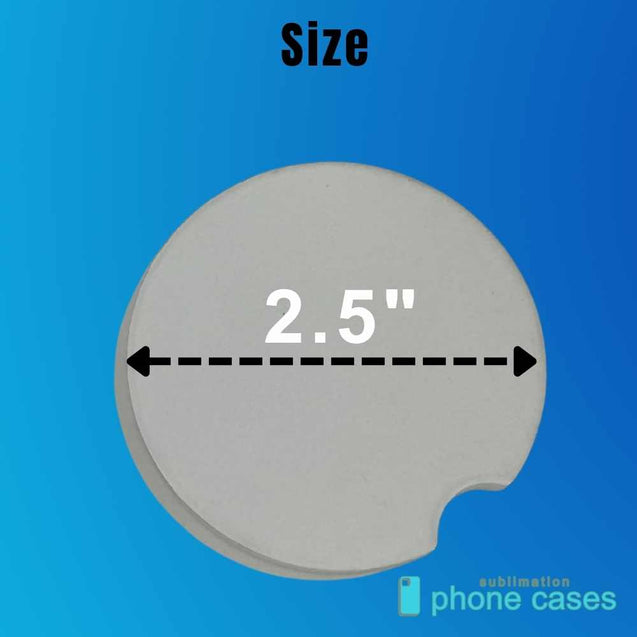 SPC Sublimation Sandstone Car Coasters