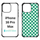 Sublimation 2D Blanks Bumper Phone Case For iPhone 15/16 - Comes with White Insert Aluminum
