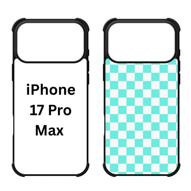 Sublimation 2D Blanks Bumper Phone Case For iPhone 15/16/17 - Comes with White Insert Aluminum