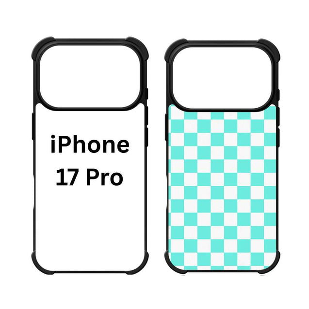 Sublimation 2D Blanks Bumper Phone Case For iPhone 15/16/17 - Comes with White Insert Aluminum