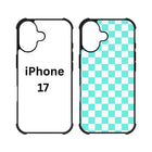Sublimation 2D Blanks Bumper Phone Case For iPhone 15/16/17 - Comes with White Insert Aluminum