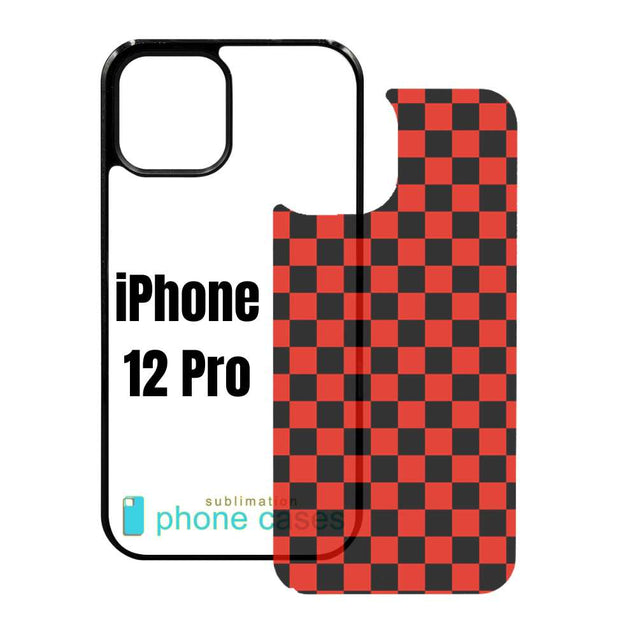 Sublimation Blank Phone Case Compatible with iPhone 11/12/13/14/15/16 with Tempered Glass Insert Wireless Charging Compatible