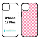 Sublimation 2D Blanks Bumper Phone Case For iPhone 15/16 - Comes with White Insert Aluminum