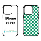 Sublimation 2D Blanks Bumper Phone Case For iPhone 15/16 - Comes with White Insert Aluminum