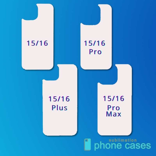 SPC White Plastic Film Spare Inserts for Sublimation Magnetic Cases – Compatible with iPhone