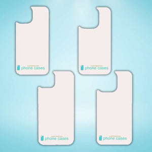 SPC White Plastic Film Spare Inserts for Sublimation Magnetic Cases – Compatible with iPhone
