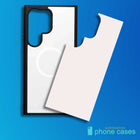 SPC White Plastic Film Spare Inserts for Sublimation Magnetic Cases – Compatible with Samsung Galaxy